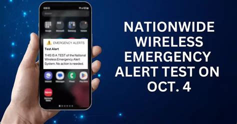 Nationwide emergency alert test set for Wednesday morning. Here’s when you’ll get it on your phone
